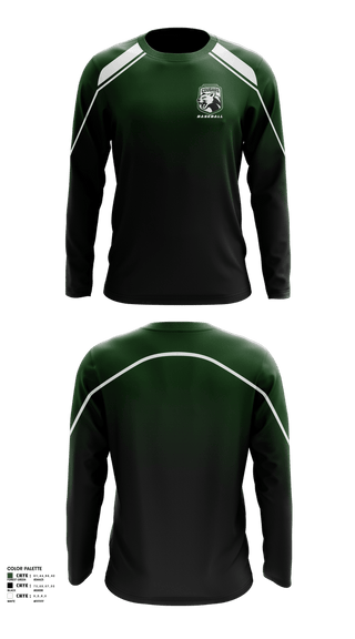 Long Sleeve Performance Shirt, Bridesburg Cougars Athletic Association, Baseball, Teamtime, Team time, sublimation, custom sports apparel, team uniforms, spirit wear, spiritwear, sports uniforms, custom shirts, team store, custom team store, fundraiser sports, apparel fundraiser