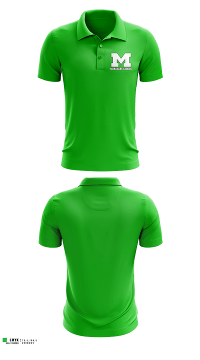 Monahans Loboes 90909476 Short Sleeve Performance Polo - 2