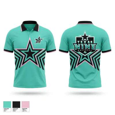 Texas Nine Elite 78496287 Short Sleeve Performance Polo - 1
