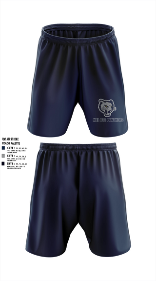 Athletic Shorts With Pockets, Mel Ott Panthers, Baseball, Teamtime, Team time, sublimation, custom sports apparel, team uniforms, spirit wear, spiritwear, sports uniforms, custom shirts, team store, custom team store, fundraiser sports, apparel fundraiser