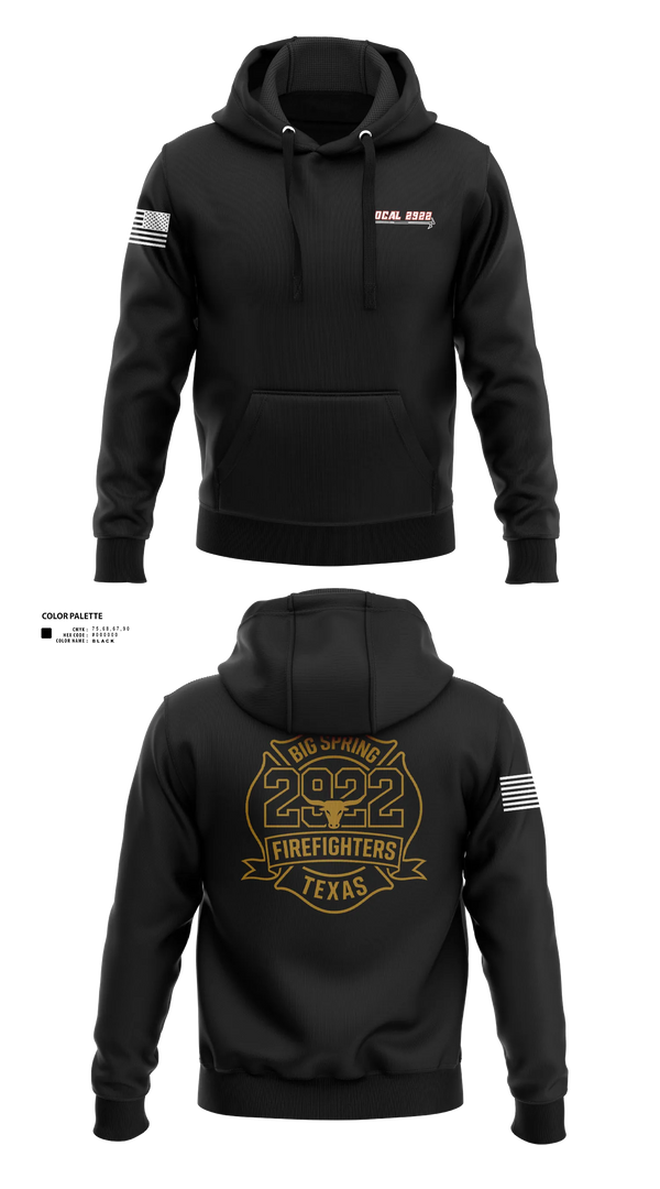 Hoodie, Local 2922, Fire Department, Teamtime, Team time, sublimation, custom sports apparel, team uniforms, spirit wear, spiritwear, sports uniforms, custom shirts, team store, custom team store, fundraiser sports, apparel fundraiser