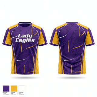 Soft Poly Tee Cotton Like Feel, Lady Eagles, Women's Volleyball, Teamtime, Team time, sublimation, custom sports apparel, team uniforms, spirit wear, spiritwear, sports uniforms, custom shirts, team store, custom team store, fundraiser sports, apparel fundraiser