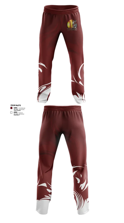 Pensacola High Lady Tigers 64888342 Sweatpants - 4