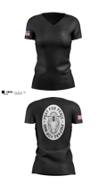 Darqnuphysique Women's Short Sleeve V-neck Shirt - 3