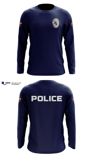 Long Sleeve Performance Shirt, Mount Pleasant Police Department, Police, Teamtime, Team time, sublimation, custom sports apparel, team uniforms, spirit wear, spiritwear, sports uniforms, custom shirts, team store, custom team store, fundraiser sports, apparel fundraiser