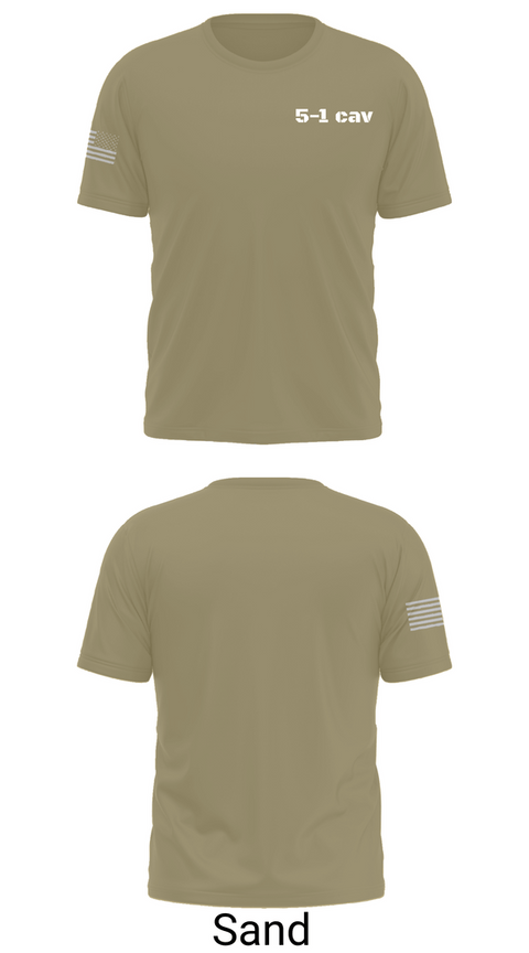 Short Sleeve Performance Shirt, 5-1 cav, Army, Teamtime, Team time, sublimation, custom sports apparel, team uniforms, spirit wear, spiritwear, sports uniforms, custom shirts, team store, custom team store, fundraiser sports, apparel fundraiser