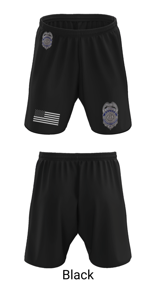 Athletic Shorts With Pockets, Reston Midnights B Squad, Police, Teamtime, Team time, sublimation, custom sports apparel, team uniforms, spirit wear, spiritwear, sports uniforms, custom shirts, team store, custom team store, fundraiser sports, apparel fundraiser