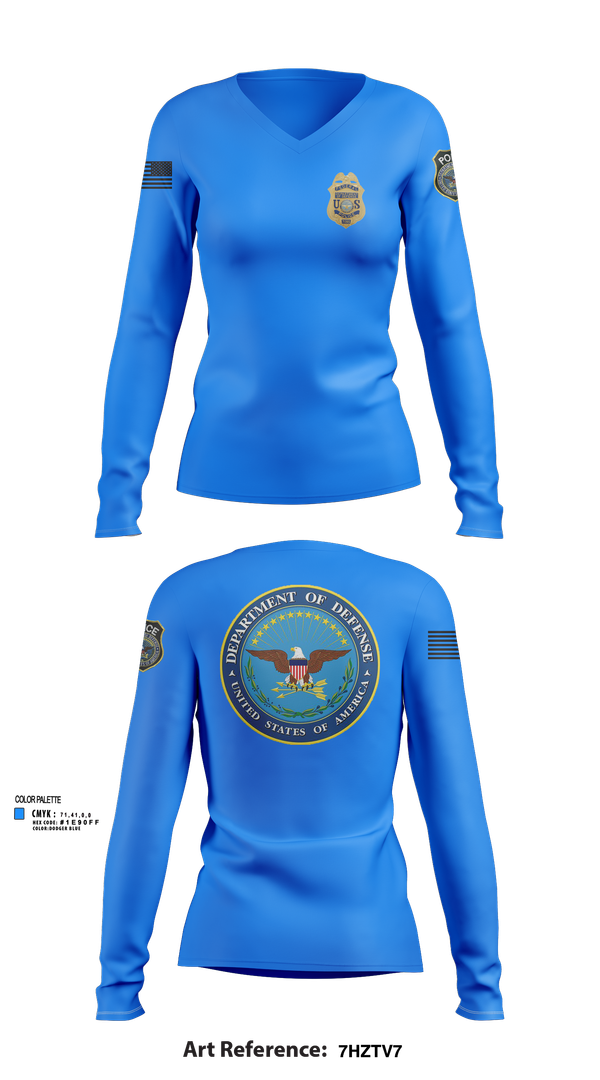 Womens Long Sleeve Vneck Shirt, Delta, , Teamtime, Team time, sublimation, custom sports apparel, team uniforms, spirit wear, spiritwear, sports uniforms, custom shirts, team store, custom team store, fundraiser sports, apparel fundraiser