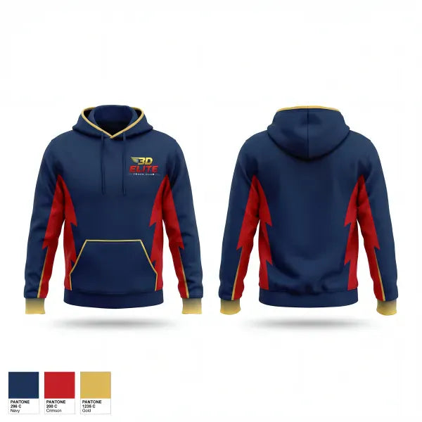 Hoodie, 3D Elite Track Club, Track & Field, Teamtime, Team time, sublimation, custom sports apparel, team uniforms, spirit wear, spiritwear, sports uniforms, custom shirts, team store, custom team store, fundraiser sports, apparel fundraiser
