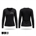 Woodbridge Police Department Special Operations 13514653 Women's Long Sleeve V-neck Shirt - 1 (1)
