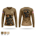 1788 QM 14328674 Women's Long Sleeve V-neck Shirt - 1