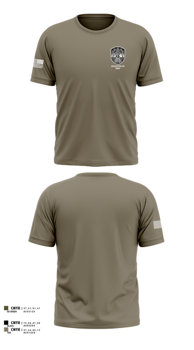 Bradenton PD Swat 16994731 Old School Cotton Feel Shirt - 4