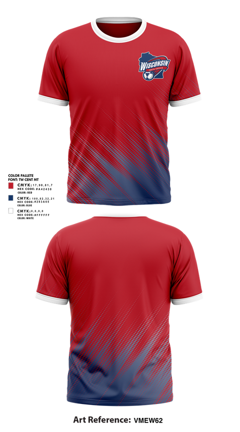 Short Sleeve Performance Shirt, Wisconsin Youth Soccer Association, Men's Soccer, Teamtime, Team time, sublimation, custom sports apparel, team uniforms, spirit wear, spiritwear, sports uniforms, custom shirts, team store, custom team store, fundraiser sports, apparel fundraiser