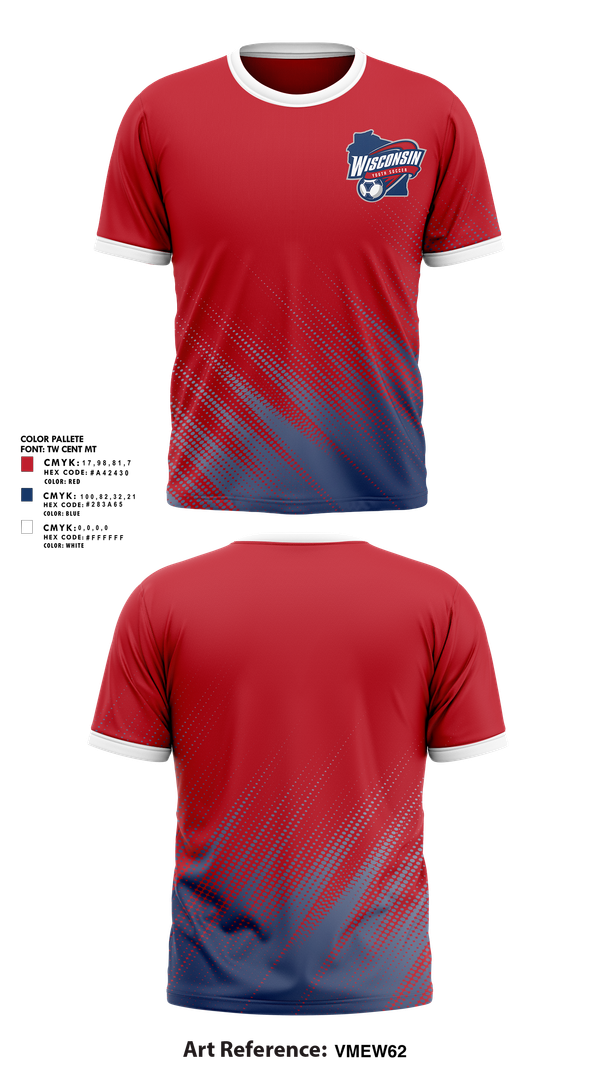 Short Sleeve Performance Shirt, Wisconsin Youth Soccer Association, Men's Soccer, Teamtime, Team time, sublimation, custom sports apparel, team uniforms, spirit wear, spiritwear, sports uniforms, custom shirts, team store, custom team store, fundraiser sports, apparel fundraiser
