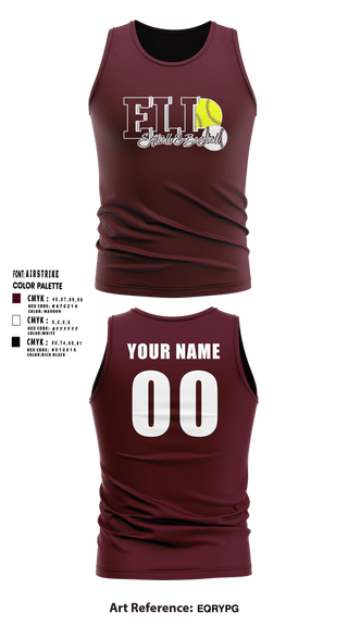 Tank Top, Elko Little League, Baseball, Teamtime, Team time, sublimation, custom sports apparel, team uniforms, spirit wear, spiritwear, sports uniforms, custom shirts, team store, custom team store, fundraiser sports, apparel fundraiser