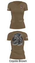 112th, 1/1 BN CRDT 19582480 Women's Short Sleeve V-neck Shirt - 8