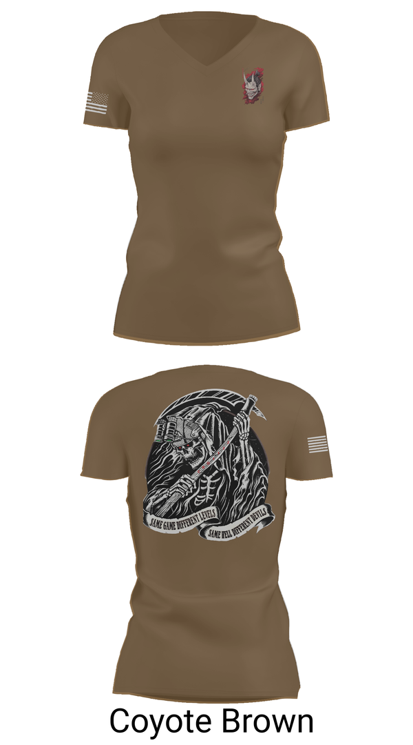 Womens Short Sleeve Vneck Shirt, , Army, Teamtime, Team time, sublimation, custom sports apparel, team uniforms, spirit wear, spiritwear, sports uniforms, custom shirts, team store, custom team store, fundraiser sports, apparel fundraiser