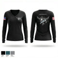 Special Reaction Team 87799867 Women's Long Sleeve V-neck Shirt - 1