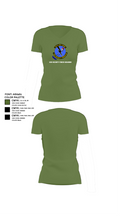 103d SECURITY FORCES SQUADRON 19845829 Women's Short Sleeve V-neck Shirt - 44