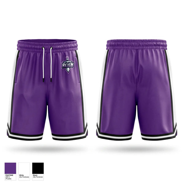 Mens Basketball Shorts, Rivercity Reign, Men's Basketball, Teamtime, Team time, sublimation, custom sports apparel, team uniforms, spirit wear, spiritwear, sports uniforms, custom shirts, team store, custom team store, fundraiser sports, apparel fundraiser