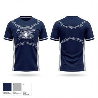 Old School Cotton Feel Shirt, Oldenburg Academy Baseball, Baseball, Teamtime, Team time, sublimation, custom sports apparel, team uniforms, spirit wear, spiritwear, sports uniforms, custom shirts, team store, custom team store, fundraiser sports, apparel fundraiser