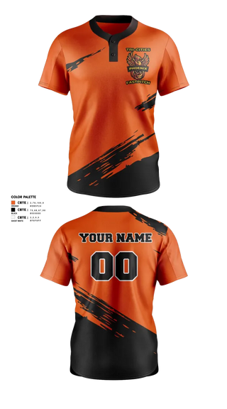 Two Button Softball Jersey, Tri-Cities Phoenix, Softball, Teamtime, Team time, sublimation, custom sports apparel, team uniforms, spirit wear, spiritwear, sports uniforms, custom shirts, team store, custom team store, fundraiser sports, apparel fundraiser