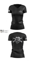 Blacksheep Company, 1-112th Infantry Women's Short Sleeve V-neck Shirt - 6
