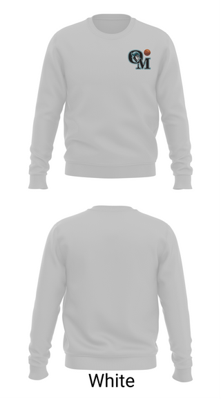 Crew Neck Sweatshirt, Organ Mountain Knights Basketball, Men's Basketball, Teamtime, Team time, sublimation, custom sports apparel, team uniforms, spirit wear, spiritwear, sports uniforms, custom shirts, team store, custom team store, fundraiser sports, apparel fundraiser