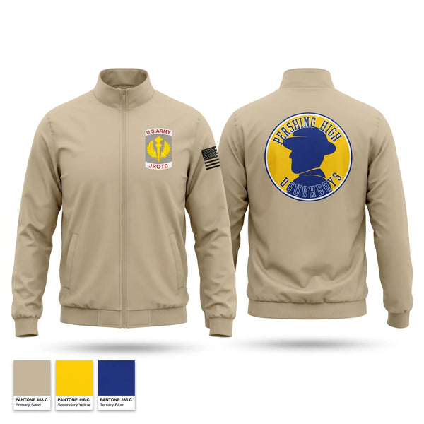 Windbreaker, Pershing Doughboy Battalion, Army, Teamtime, Team time, sublimation, custom sports apparel, team uniforms, spirit wear, spiritwear, sports uniforms, custom shirts, team store, custom team store, fundraiser sports, apparel fundraiser