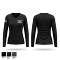Caruthersville Police Department Women's Long Sleeve V-neck Shirt - 1