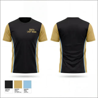 Short Sleeve Performance Shirt, South Lady Bison, Wrestling, Teamtime, Team time, sublimation, custom sports apparel, team uniforms, spirit wear, spiritwear, sports uniforms, custom shirts, team store, custom team store, fundraiser sports, apparel fundraiser
