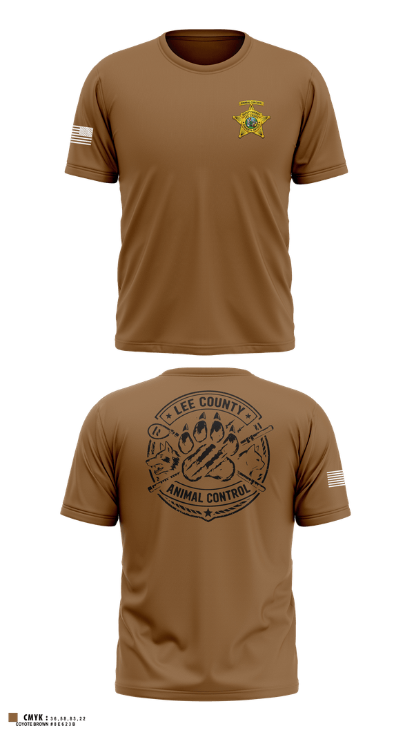 Animal Control 2762243 Short Sleeve Performance Shirt - 100