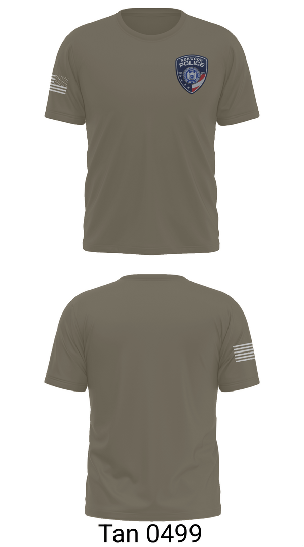 Old School Cotton Feel Shirt, Norwood Village Police Department, Police, Teamtime, Team time, sublimation, custom sports apparel, team uniforms, spirit wear, spiritwear, sports uniforms, custom shirts, team store, custom team store, fundraiser sports, apparel fundraiser