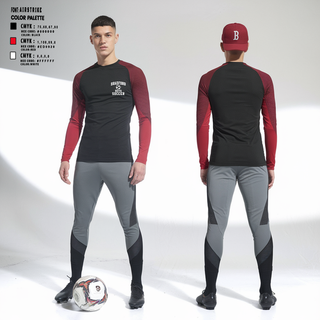 Long Sleeve Performance Shirt, Bradford Boys Soccer, Men's Soccer, Teamtime, Team time, sublimation, custom sports apparel, team uniforms, spirit wear, spiritwear, sports uniforms, custom shirts, team store, custom team store, fundraiser sports, apparel fundraiser
