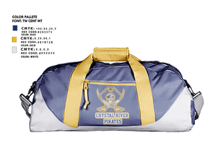 Duffle Bag, Crystal River Pirates, , Teamtime, Team time, sublimation, custom sports apparel, team uniforms, spirit wear, spiritwear, sports uniforms, custom shirts, team store, custom team store, fundraiser sports, apparel fundraiser