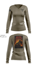 194th AR BDE HRT Medics 51125507 Women's Long Sleeve V-neck Shirt - 23