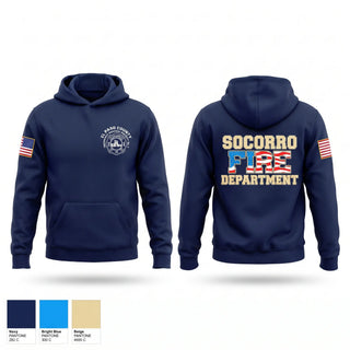 Hoodie, Socorro Fire Department, Fire Department, Teamtime, Team time, sublimation, custom sports apparel, team uniforms, spirit wear, spiritwear, sports uniforms, custom shirts, team store, custom team store, fundraiser sports, apparel fundraiser