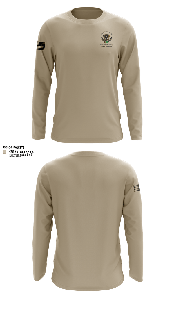 Long Sleeve Performance Shirt, Nabeeh Temple #260, Army, Teamtime, Team time, sublimation, custom sports apparel, team uniforms, spirit wear, spiritwear, sports uniforms, custom shirts, team store, custom team store, fundraiser sports, apparel fundraiser