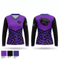 Snake River panthers Women's Long Sleeve V-neck Shirt - 1