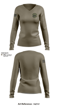 DPS CID VC  Women's Long Sleeve V-neck Shirt - 1