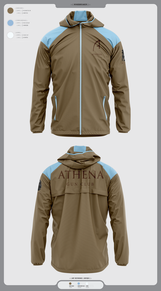 Windbreaker, Athena Gun Club, , Teamtime, Team time, sublimation, custom sports apparel, team uniforms, spirit wear, spiritwear, sports uniforms, custom shirts, team store, custom team store, fundraiser sports, apparel fundraiser