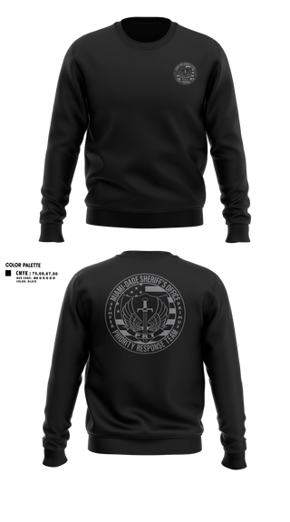 Crew Neck Sweatshirt, Priority Response Team, Police, Teamtime, Team time, sublimation, custom sports apparel, team uniforms, spirit wear, spiritwear, sports uniforms, custom shirts, team store, custom team store, fundraiser sports, apparel fundraiser