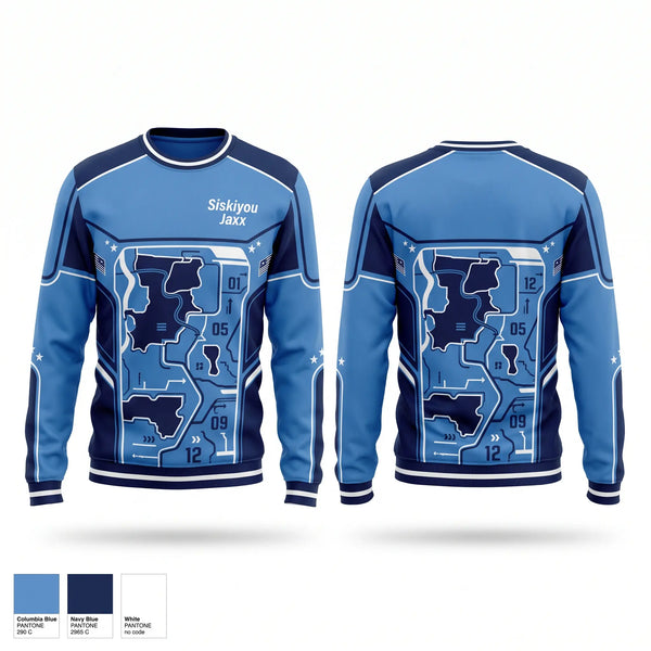 Crew Neck Sweatshirt, Siskiyou Jaxx, Softball, Teamtime, Team time, sublimation, custom sports apparel, team uniforms, spirit wear, spiritwear, sports uniforms, custom shirts, team store, custom team store, fundraiser sports, apparel fundraiser