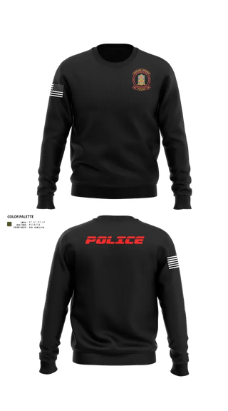 Crew Neck Sweatshirt, Douglass Township Police Department, Police, Teamtime, Team time, sublimation, custom sports apparel, team uniforms, spirit wear, spiritwear, sports uniforms, custom shirts, team store, custom team store, fundraiser sports, apparel fundraiser