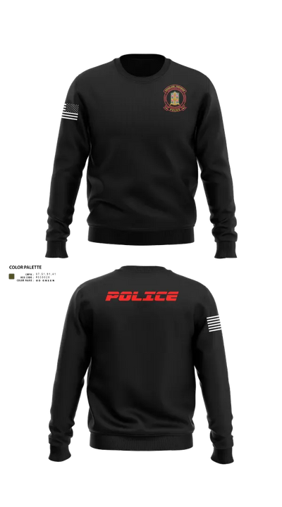 Douglass Township Police Department 8004628 Crew Neck Sweatshirt - 30