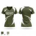 Greeneville Marlins Women's Short Sleeve V-neck Shirt - 1