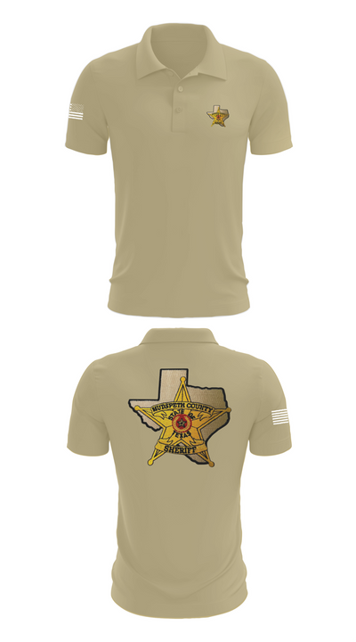 Hudspeth county sheriff office 47128359 Short Sleeve Performance Polo - 83