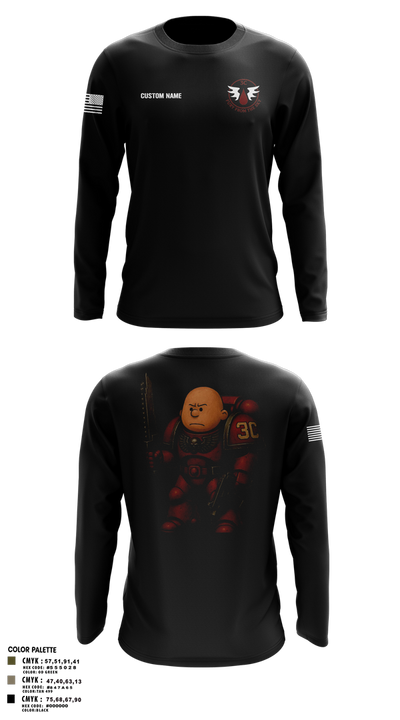 3rd Platoon, CCo, 1-508th PIR Long Sleeve Performance Shirt 31