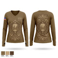 1226 EN DET Women's Long Sleeve V-neck Shirt - 1