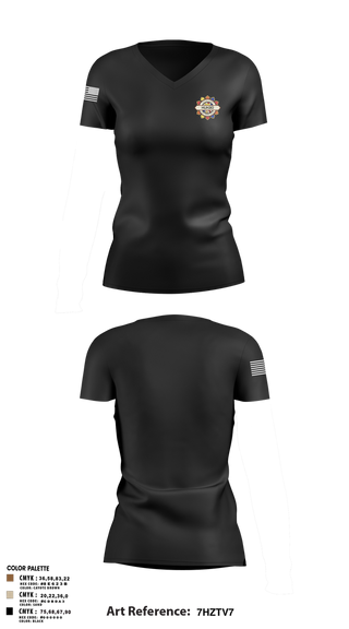 Womens Short Sleeve Vneck Shirt, A co 1/109, National Guard, Teamtime, Team time, sublimation, custom sports apparel, team uniforms, spirit wear, spiritwear, sports uniforms, custom shirts, team store, custom team store, fundraiser sports, apparel fundraiser